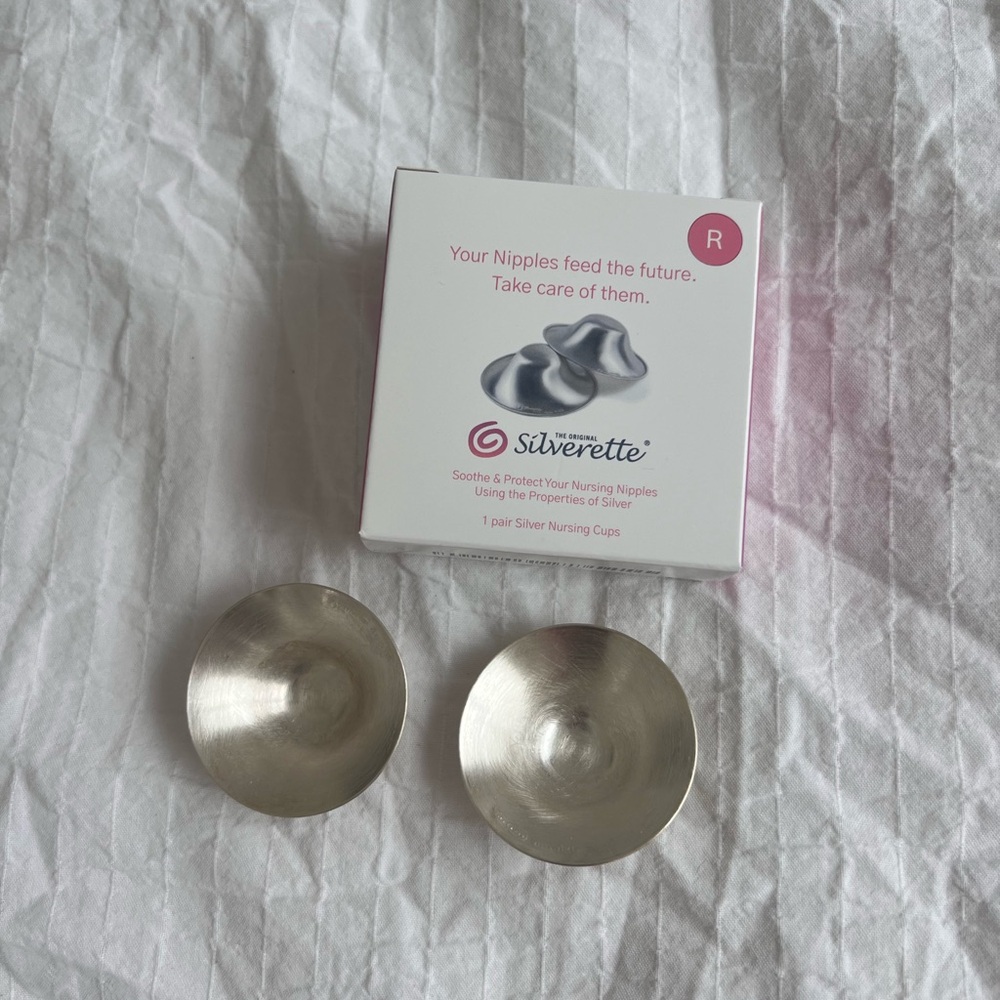 Silverette regular silver nursing cups